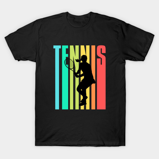 Tennis Player Silhouette by TopTennisMerch